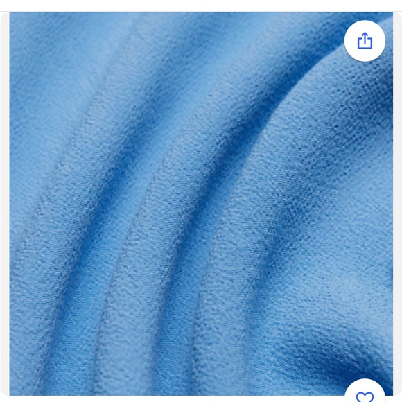 Aritzia - Sunday Best azure blue peasant sleeve dress - Picture 4 of 7